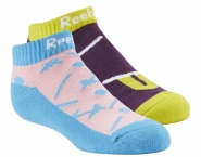 REEBOK Kids Graphic Socks (2 páry) - RUŽOVÉ - 3,95 €