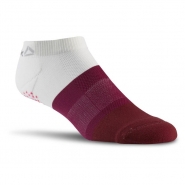 REEBOK Studio Womens Sock - BIELO-BORDOVÉ - 3,95 €