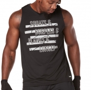 ZUMBA Squat + Burpees Men´s Tank - ČIERNE - 10,00 €