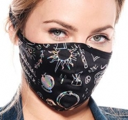 ZUMBA Vibes Face Cover - ČIERNO-STRIEBORNÉ - 1,99 €